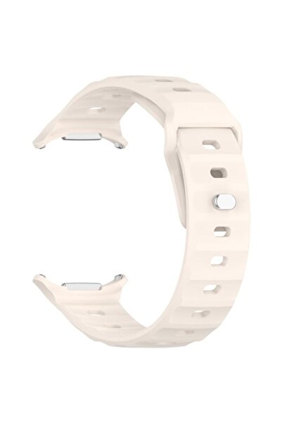 Dali Curea din silicon compatibilă cu Samsung Galaxy Watch Ultra 47mm/Watch Ultra 2, bej