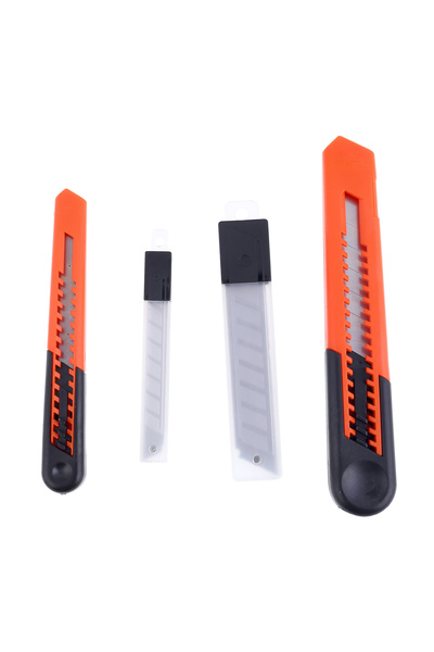 Lawazim مجموعة قواطع متعددة الاستخدامات - قطعتان بـ 10 شفرات سكين صندوقي دقيق...