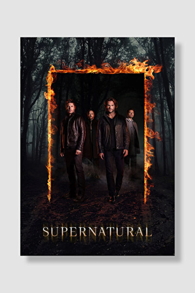 postick Supernatural Dizi Posteri Yüksek Kaliteli Kalın Parlak Kuşe Kağıdı