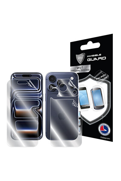 Ipg Apple Iphone 17 Pro Için Hydrogel (İNCE TPU) Tam Kaplama (EKRAN VE ARKA K...