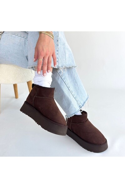 Erbilden Linne brown suede boots