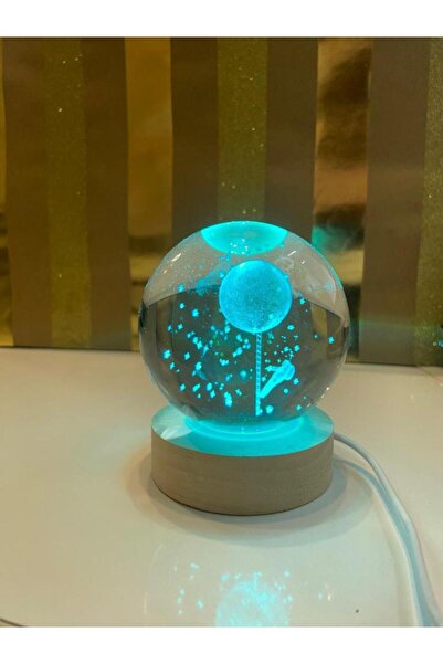 ÇIRPAN EV ASTRONOT CAM IŞIKLI DEKORATİF KÜRE 7CM