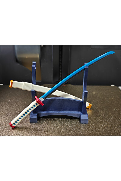GRAT3D 15 CM MİNİ Tomioka Giyuu Kılıç - Demon Slayer Anime Masaüstü Figür