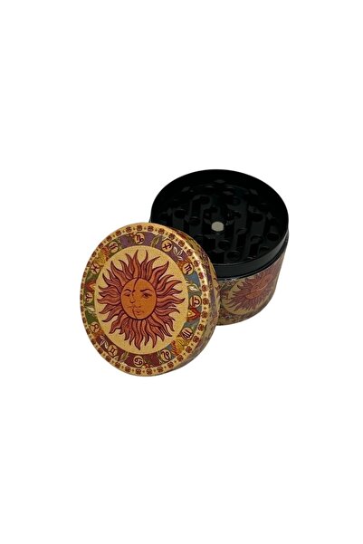 blackraw 50mm Metal 4 Parça Baharat Öğütücü Grinder