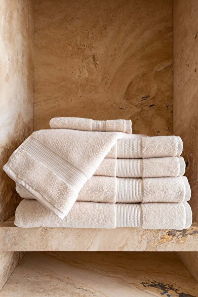 Barine Extra Soft Border Curl Towel Beige 70X140
