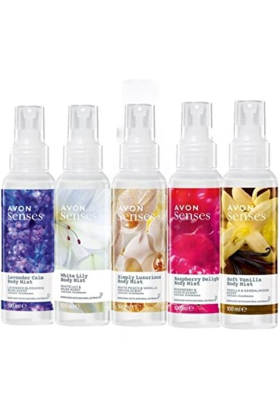 AVON Set spray-uri de corp Senses, Avon, 5 x 100 ml