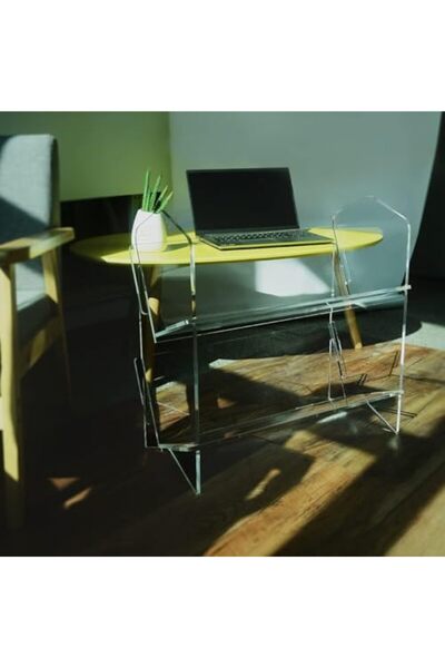 Slasa Transparent Acrylic Bookshelf by