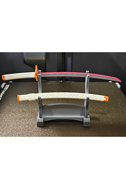 GRAT3D 15 CM MİNİ Kyojuro Rengoku Kılıç - Demon Slayer Anime Masaüstü Figür