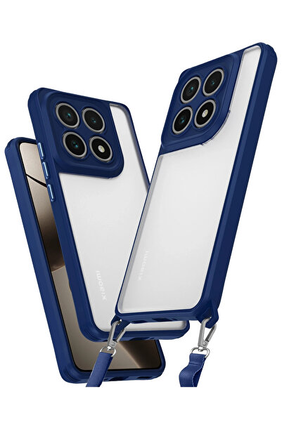 NewFace حافظة سيليكون خماسية الطبقات لهاتف شاومي مي 14 تي (150002) - أزرق داكن