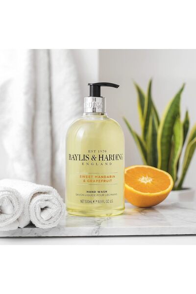 Baylis & Harding غسول اليدين باليوسفي الحلو والجريب فروت، 500 مل