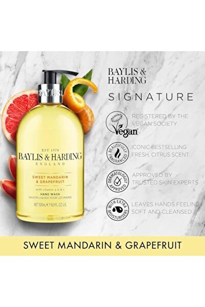 Baylis & Harding غسول اليدين باليوسفي الحلو والجريب فروت، 500 مل