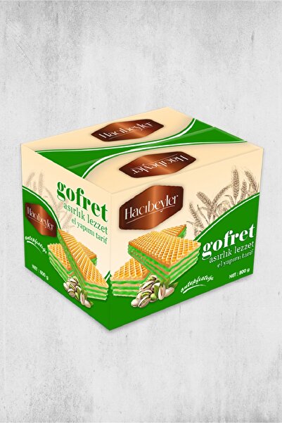 HACIBEYLER 800 GR ANTEP FISTIKLI GOFRET