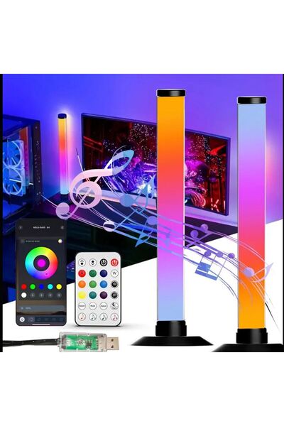 DAMMERUN RGBIC Akıllı Ambiyans Lamba Seti - Oyun, Sinema ve Dekorasyon Işığı