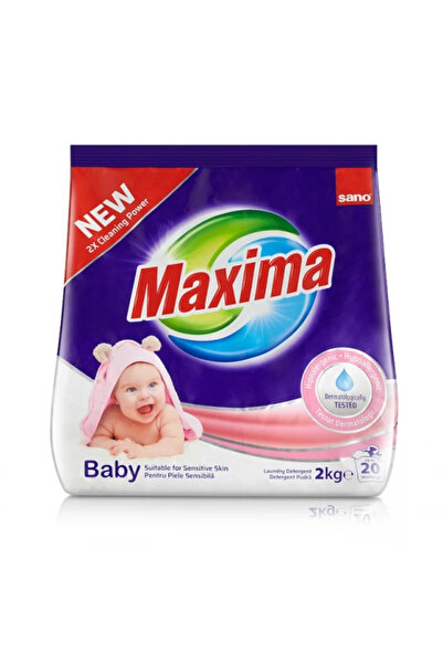 Sano Detergent pudră pentru piele sensibilă Maxima Baby, 20 spălări, 2 kg