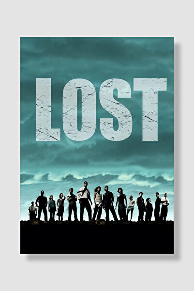 postick Lost Dizi Posteri Yüksek Kaliteli Kalın Parlak Kuşe Kağıdı