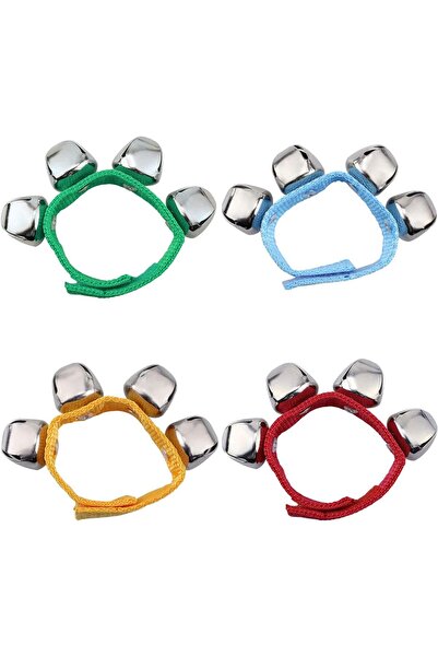 MegArya Wrist Bells, Homgaty Bracelets with Strong Straps, Adjustable Bracelet Wrist Tambourine