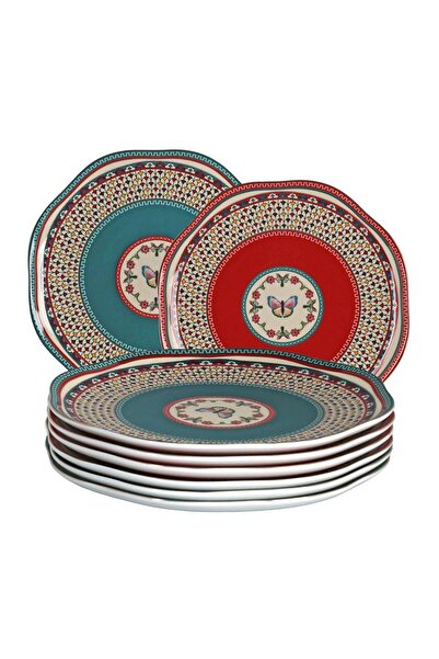 Lucky Art Liora Bone 27cm Set of 6 Plates