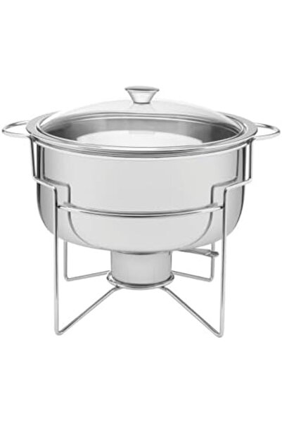 TRAMONTINA Since 1911, Made In Brazil - Stainless Steel Chafing Dish with Burner 7 L