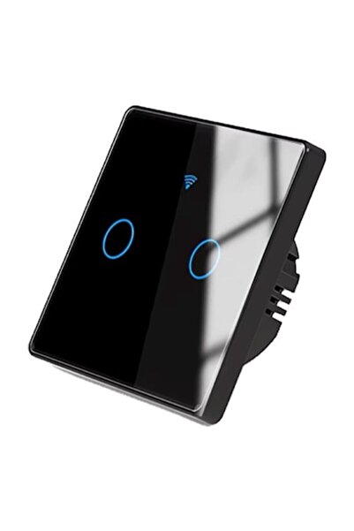OEM Intrerupator inteligent, 10A, 2 canale, Sticla securizata, Tuya, Compatib...