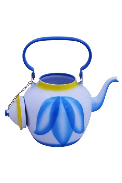 G.ÖNAL Aluminum Enamel Kettle with Handle and Lid 3L