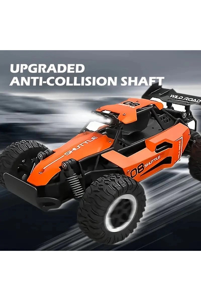 Generic 1:16 Off Road Şarjlı RC Uzaktan kumandalı TURUNCU Arazi Aracı 5 Kanallı Tek Bataryalı 20 Km/s Hızınd