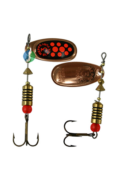 Genel Markalar Alabalık Turna Döner Olta Kaşık - - Black Fury - Bakır-Portaka...