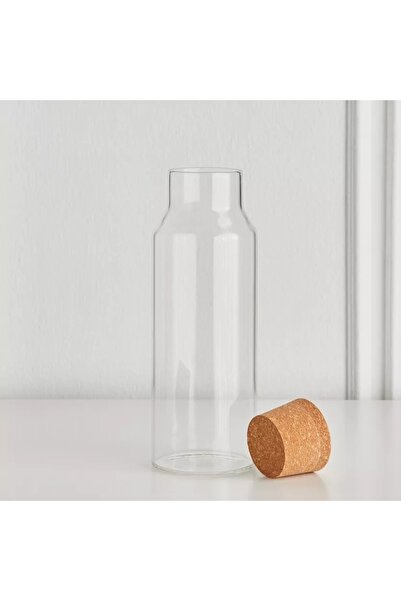 Generic Misty Borosilicate Glass Bottle - 1.1 L