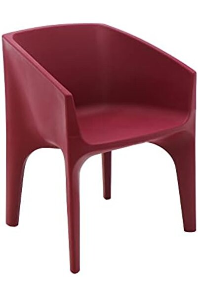 TRAMONTINA Paco ECO Burgundy I'm Green Bio-Based Polyethylene Armchair