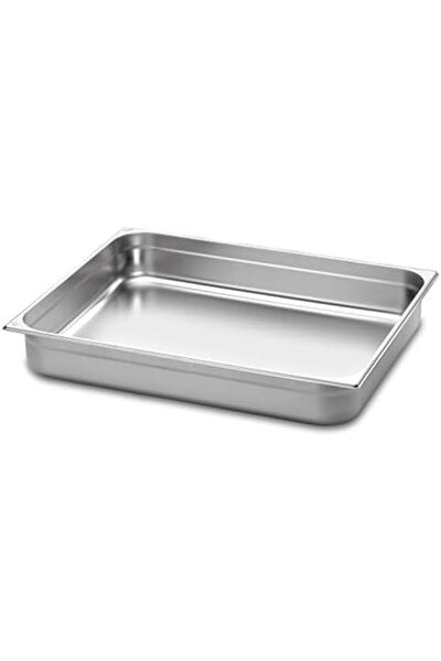 TRAMONTINA GN 1/1 Stainless Steel Food Pan Without Handles, 40 mm Deep - Steel 304