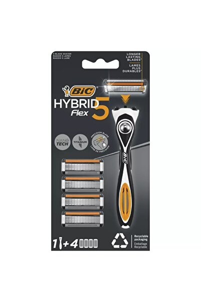 BIG بيك مجموعة ماكينة حلاقة هايبرد 5 فليكس للرجال