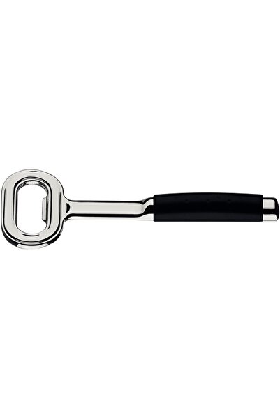 TRAMONTINA Utilita Bottle Opener with Chrome-plated Zamak and Black ABS Handle