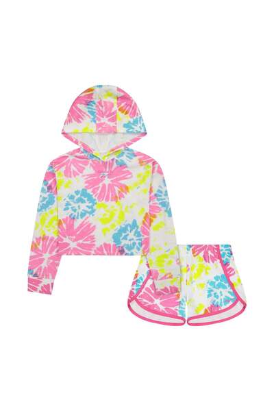 Reebok Compleu Floral Tie Dye 8-12 ani