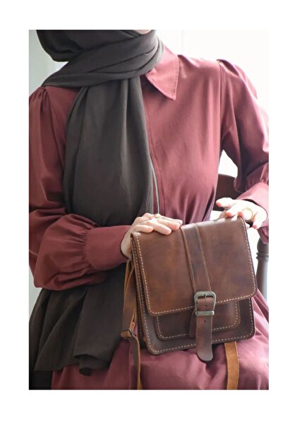 zarif atölye Αυθεντική χειροποίητη δερμάτινη τσάντα unisex μοντέλο messenger