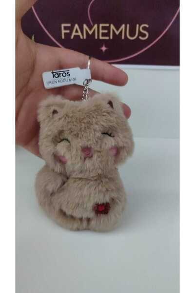 FAMEMUS ACCESSORY Breloc drăguț cu ursuleț de pluș dimensiune 13 cm