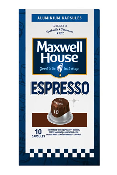 Maxwell House ماكسويل كوفي - كبسولات إسبريسو MXW، 10 كبسولات، 52 جم × 10 عبوات