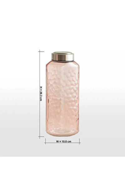 Generic Glynn Hammered Glass Water Bottle