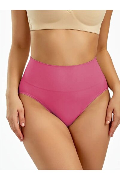 MİSTİRİK Mabet Model High Waist Flexible Sports Corset Dusty Rose Color062