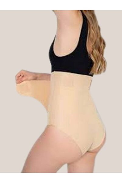 FİT1BEDEN Lazer Kesim Toparlayıcı Ve Sıkılaştırıcı Kuşaklı Slip Külot Korse