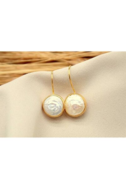 alpsilverart El İşi Barok İnci Taşlı 925 Ayar Gümüş Küpe | Zarif ve Şık Tasarım