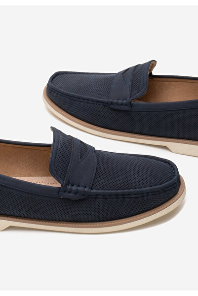 B T Shoes Mοκασινια ανδρικά Glug Νειβι