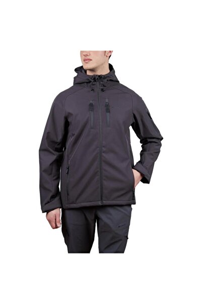 Alpinist Peak Softshell Men's Outdoor Coat Anthracite Anthracite
