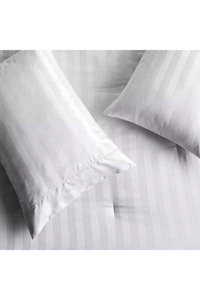 Generic Satin Stripe Pima Cotton Sateen 525 Thread Count 3-Piece Super King Comforter Set - 250x260 cm