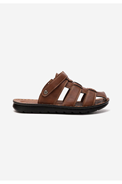 B T Shoes Papuci barbati Walter camel