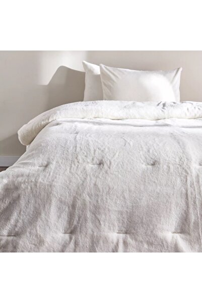 Generic Opal Solid Flannel 3-Piece Single Comforter Set - 150x240 cm starstarstarstarstar