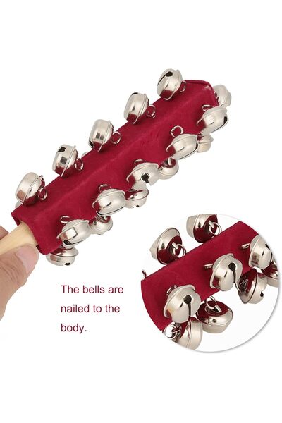 MegArya Belle Vous Jingle Bell Wrist & Ankle Band Set in 6 Colours (12 Pack) Multicolour Musical Instrument