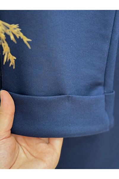 BENAHOLL Dorista Διπλό Μανίκι άνοιγμα Casual Tunic-NA822 Navy Blue