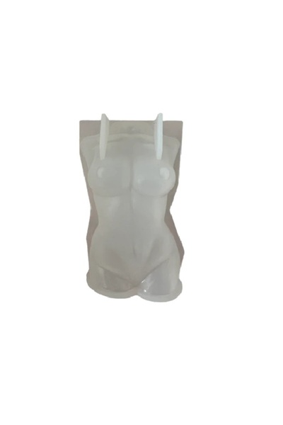 KESNUP Διαφανές καλούπι σιλικόνης για γυναικείο σώμα για κεριά