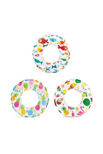 Intex Children's Swimming Ring - - Patterned - 51 cm (59230)
