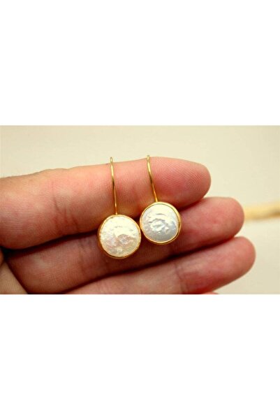 alpsilverart El İşi Barok İnci Taşlı 925 Ayar Gümüş Küpe | Zarif ve Şık Tasarım