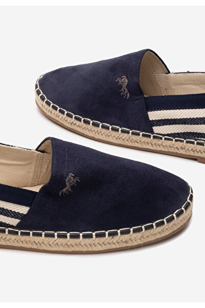 B T Shoes Tmavě modré pánske espadrilky Perry